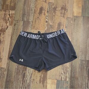 Under Armour Women's Dark Gray Athletic Shorts
